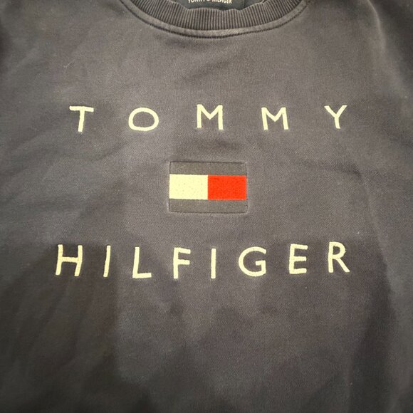 Tommy Hilfiger Blue Pullover Crew Sweatshirt - Women’s Size Small - Picture 3 of 10